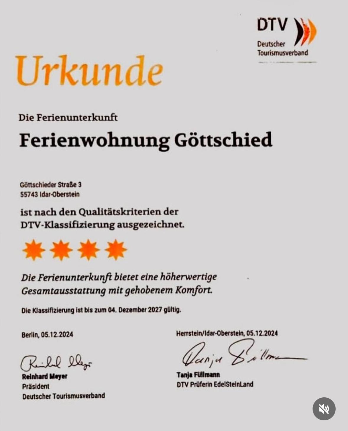 Ferienwohnung „Goettschied“ Idar-Oberstein Extérieur photo